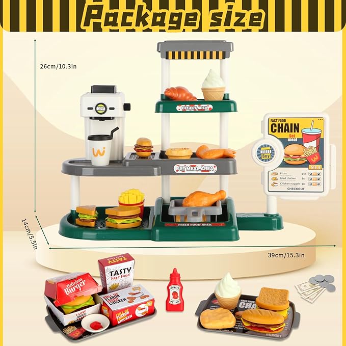 ๐ Food Set for Kids โ 71pcs Pretend Play Kitchen Toy | Fun & Learning Gift ๐
