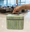 Striped Pattern Makeup Case Ⓢ