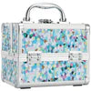 Blue Floral Makeup Case