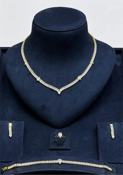 Crystal Accent Jewelry Set