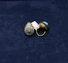 Crystal Embellished Teardrop Statement Ring