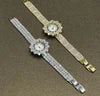 Elegant Pearl Halo Watch