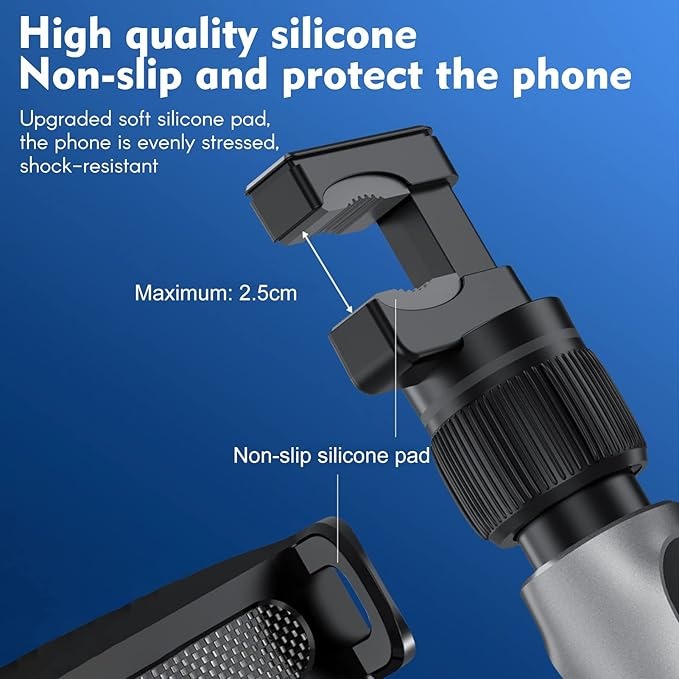 Flexible Car Phone Holder 📱 | Magnetic Mirror Mount with Adjustable Angles 🚗✨