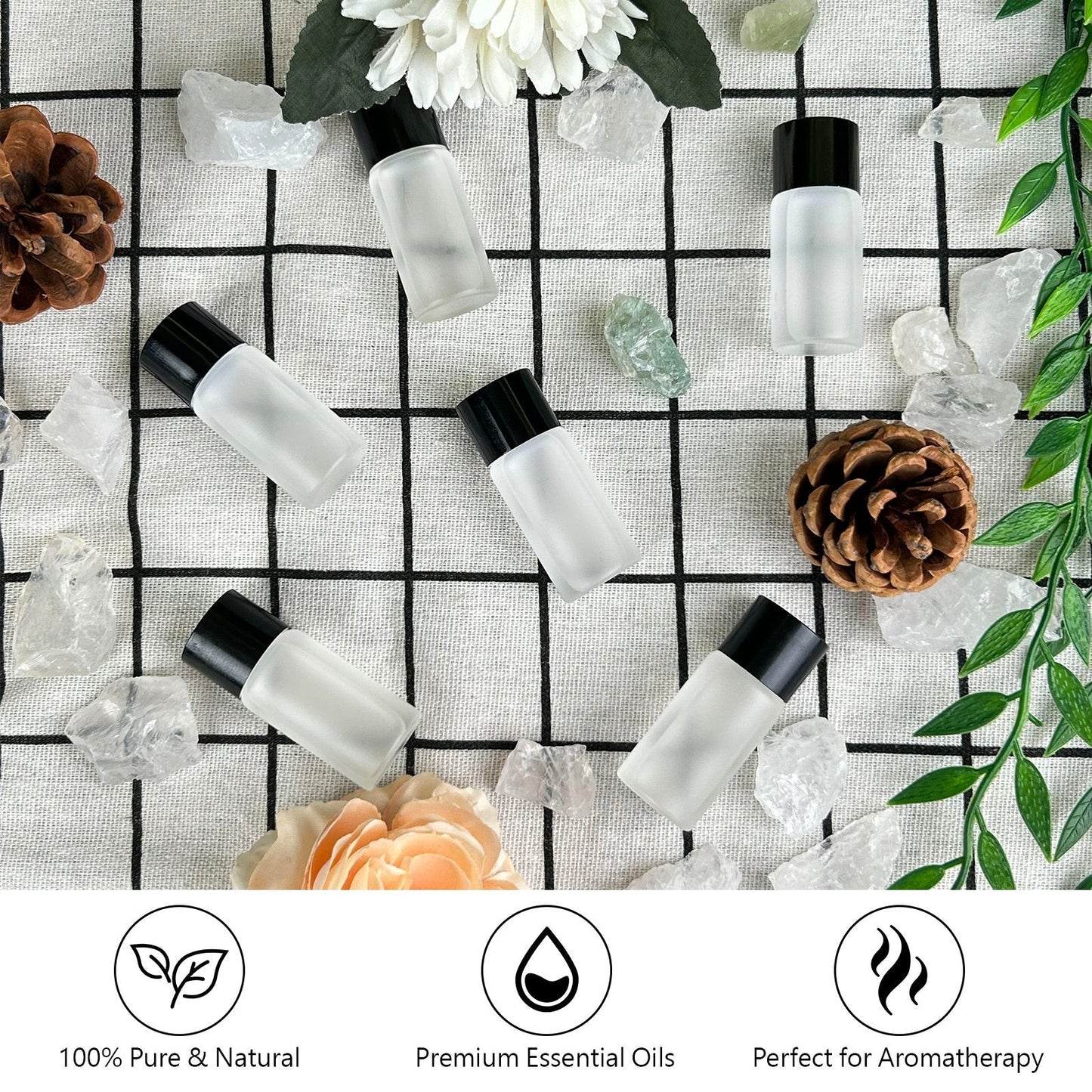 🚗 Smart Car Air Freshener – Natural French Perfume | 45 Days Long-Lasting Aroma 🌸✨