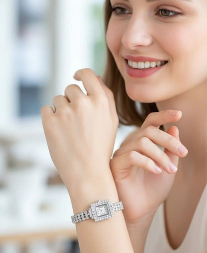 Imperial Square Halo Watch