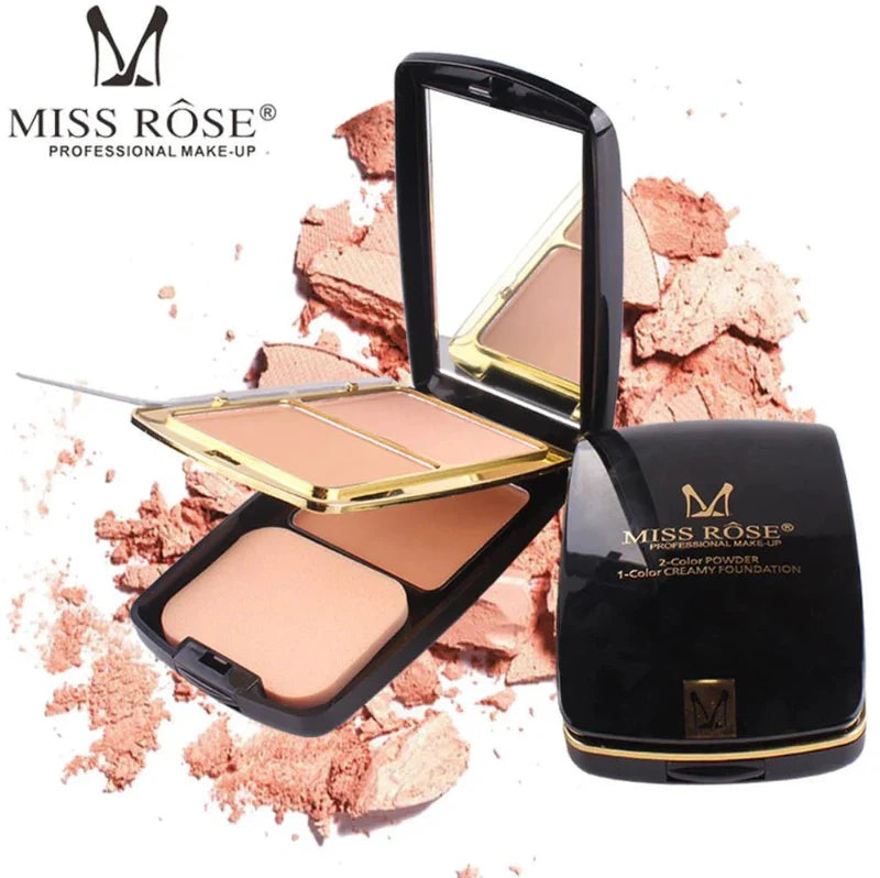 Miss Rose - 2-in-1 Compact Powder Product Description