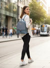 Royal Striped Backpack