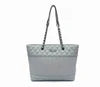 Royal Striped Tote Bag