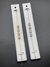 Square Crystal Link Adjustable Bracelet